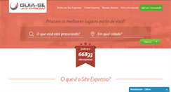 Desktop Screenshot of guia-se.com.br