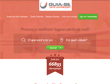 Tablet Screenshot of guia-se.com.br